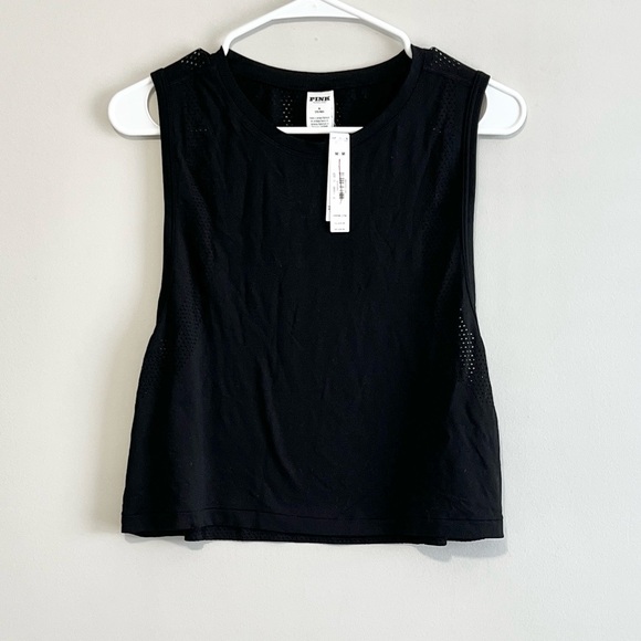 PINK Victoria's Secret Tops - NWT Victoria's Secret PINK Seamless Drapey Muscle Tank